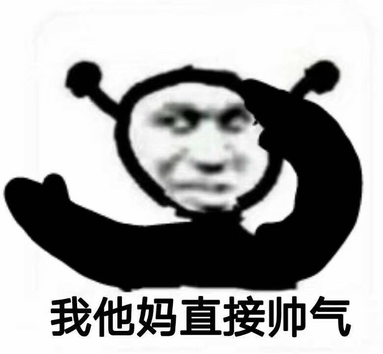 我他妈直接帅气