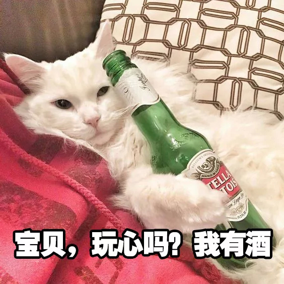 宝贝，玩心吗？我有酒