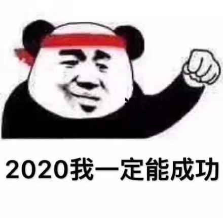 2020，我一定能成功