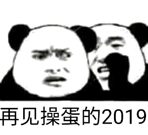 再见操蛋的2019