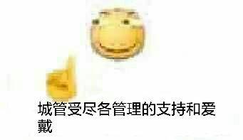 城管受尽各管理的支持和爱戴